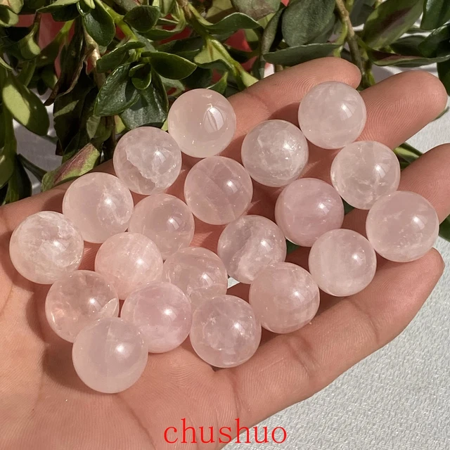 Top  Wholesale Natural mixed Ball Quartz Crystal Sphere Reiki Healing Gem 15mm+