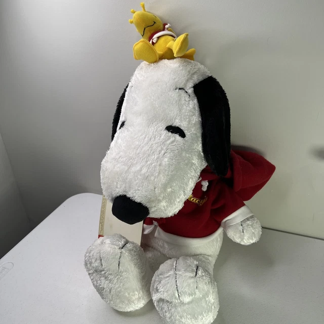 MACY'S 24& PEANUTS Snoopy in Hoodie with Woodstock Plush Stuffed Animal
