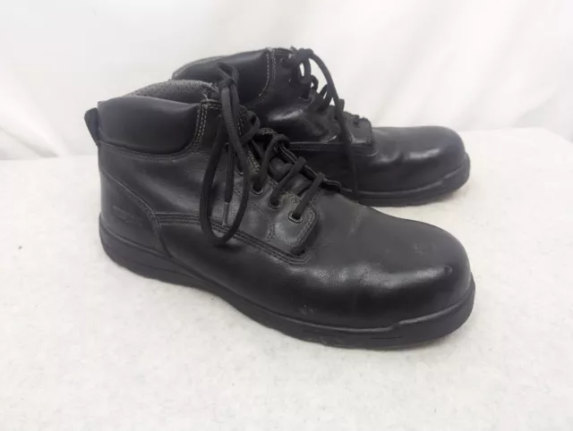 Trojan Steel Toe Cap Black Safety Boots Size 10