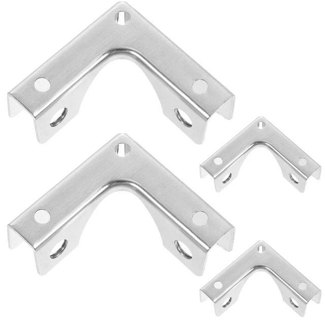 4 Pcs Halterung Für Glasverbinder Glasclip Zaunhalterung Regal