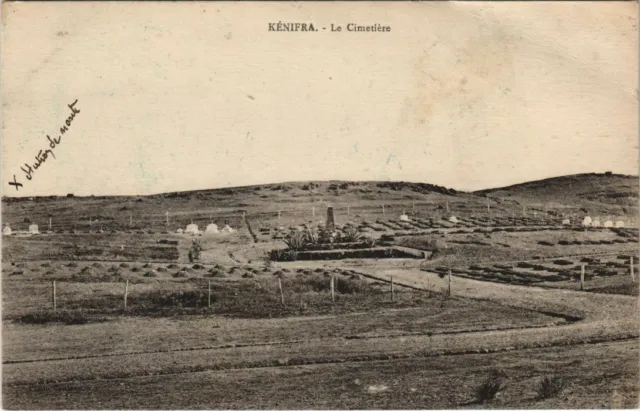 CPA AK MAROC KENIFRA VLe Cemeteries (10487)