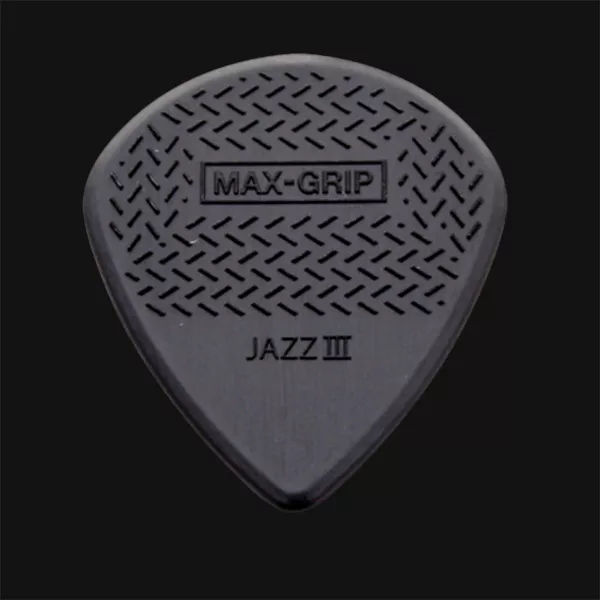 Dunlop Max Grip Jazz III Guitar Picks Black - 1 2 3 4 5 6 10 12 20 24 36