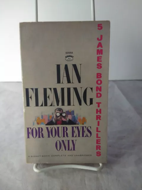 James Bond 007 For Your Eyes Only by Ian Fleming 1964 Signet paperback 14th