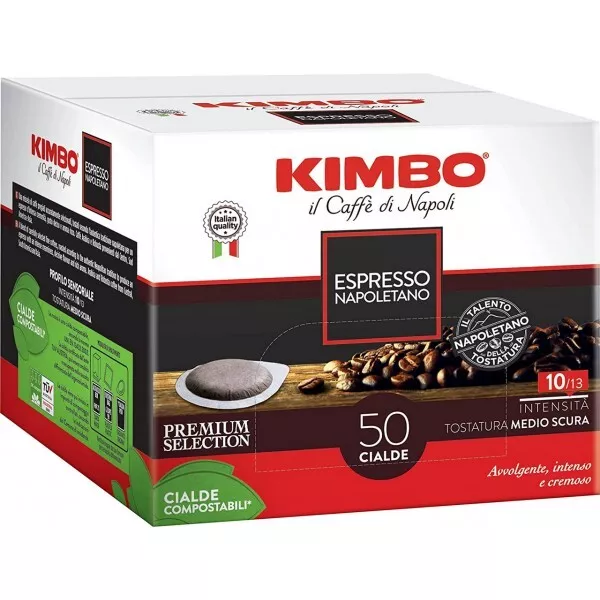 Caffe Kimbo - 600 Cialde Ese 44mm Espresso Napoletano