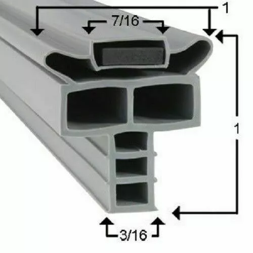 Randell Compatible  INGSK1025 Compatibe Door Gasket  IN-GSK 1025