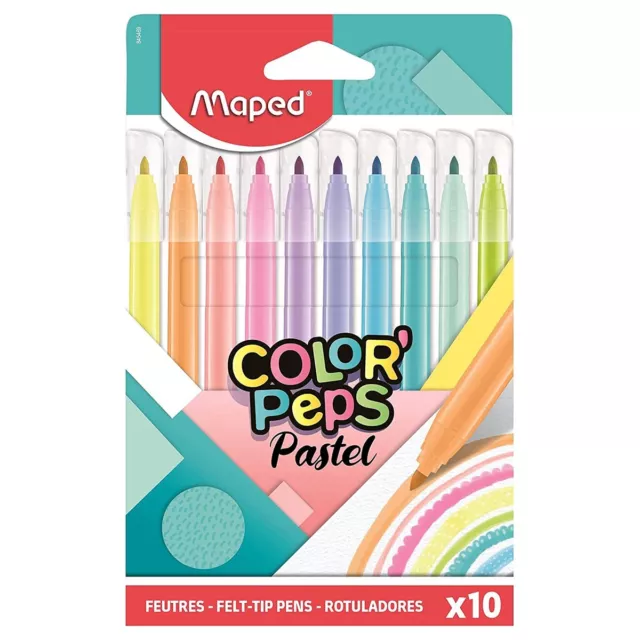 Maped Helix USA Color'Peps Coloring 100 Piece Art Set (907003), Assorted