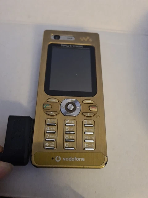 Telefono cellulare Sony Ericsson W880i oro con tutti gli accessori - molto raro