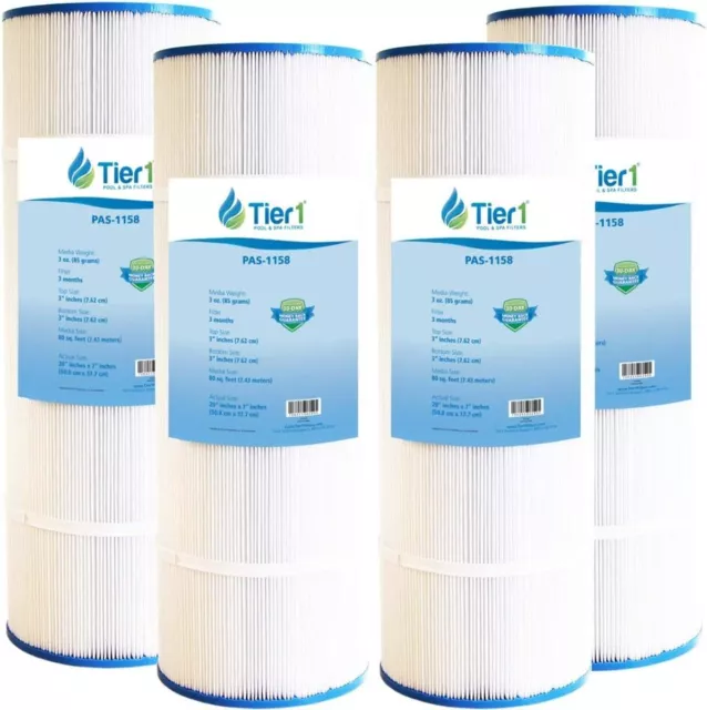 Tier1 Pool & Spa Filter Cartridge 4-pk | Replacement for Pentair Clean &...