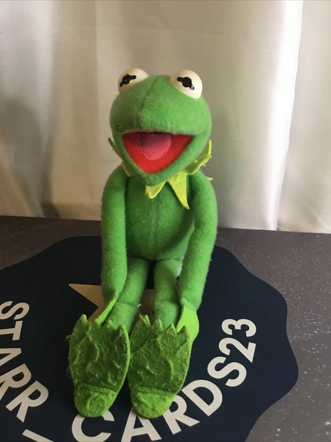 Vintage Plush Kermit the Frog #850 Jim Henson Muppet Doll Fisher Price Toy