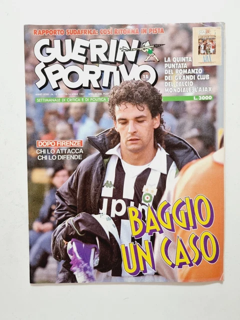 Guerin Sportivo N°16 1995 – Pagliuca, Baggio, Inter, Milan, Juve – Vintage Foot Italien