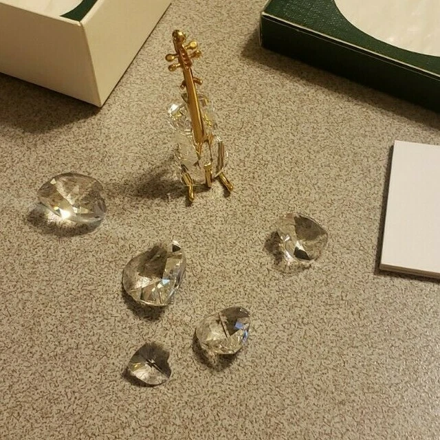 Raquette De Tennis Swarovski Crystal Memories Classics - Boules Dorées (manquantes) - Fabriquée En Autriche