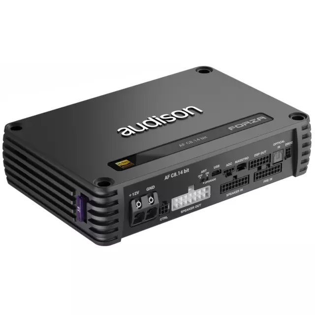 Audison Forza AF C8.14 bit Amplifier 8 Channel Amp and 14 Channel DSP 800w RMS