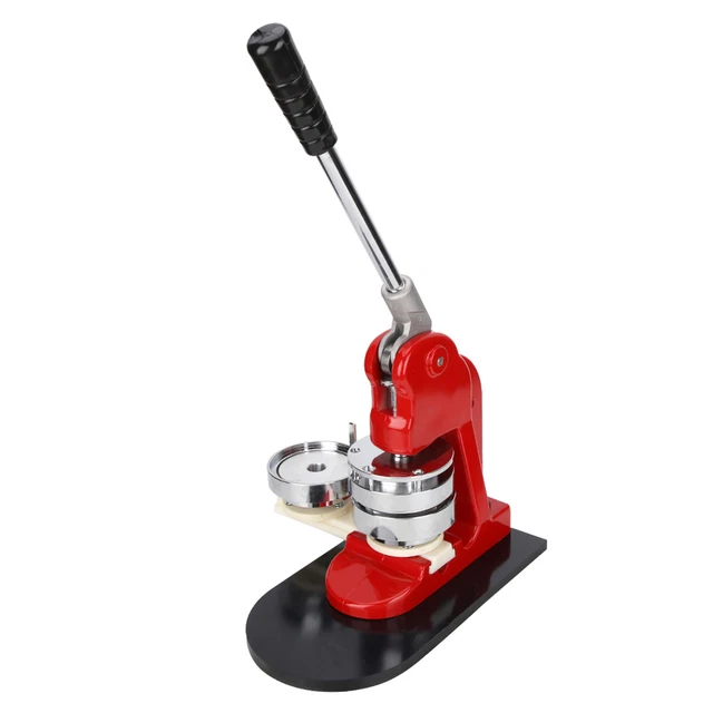 75MM BADGE BUTTON Maker Badge Punch Press Machine With 500pcs Parts ...