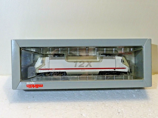 Locomotive électrique MARKLIN 3738 – BR 128 DB – Échelle HO – Avec Boîte Et Notice (Décodeur HS)