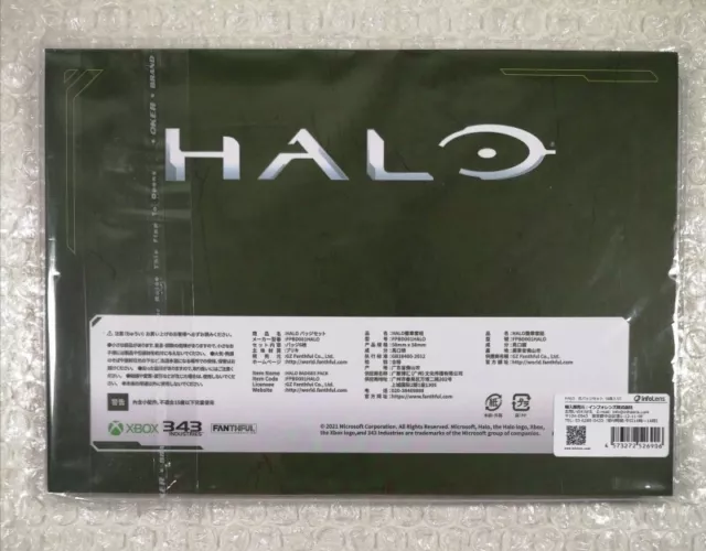 Halo Tin Badge Set (6 Pack) Japan New