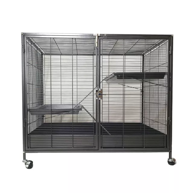 9mm Bar Spacing Rat Cage Hamster Cat Ferret Rabbit Cage Hutch Enclosure