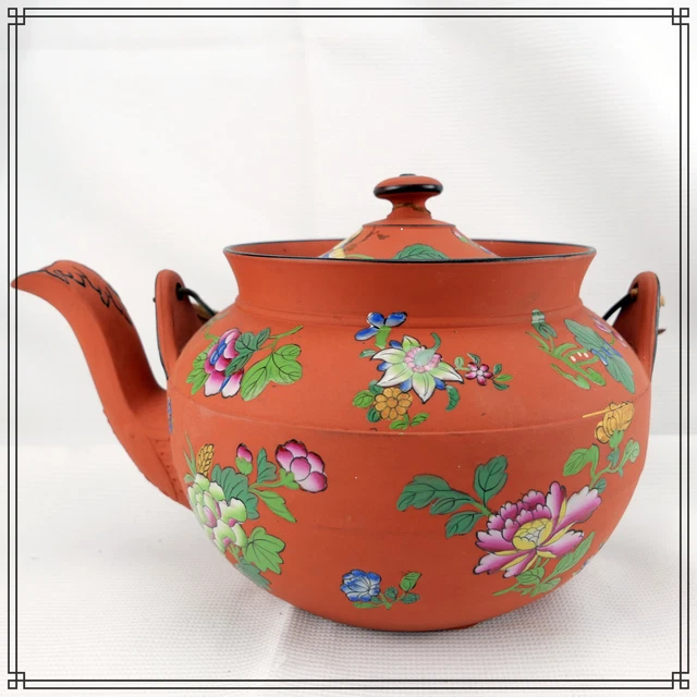 ANTIQUE WEDGWOOD ROSSO Antico Teapot and Cover c1867 £49.00 PicClick UK