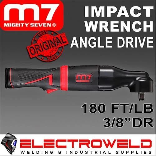 M7 Air Impact Ratchet Wrench Angle Head 3/8" Square Drive Pneumatic M7-NE399