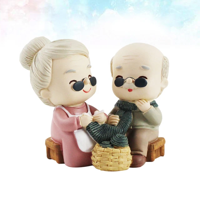 Geschenke Für Paare Hochzeitstag Topper Älteres Ehepaar Statue