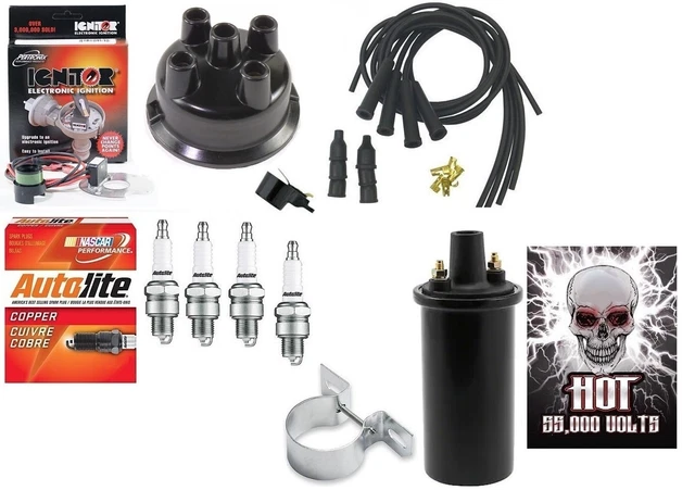 Distributor Cap & Ignition Kit For IH Farmall Cub, LoBoy, 154, 184, 464, 544, 674 Tractors