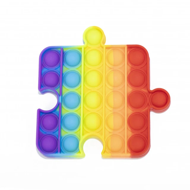 Jouet Sensoriel Push Pop Bubble VONJUMA - Lot De 3 | Anti-Stress Silicone | Pour Enfants Et Adultes