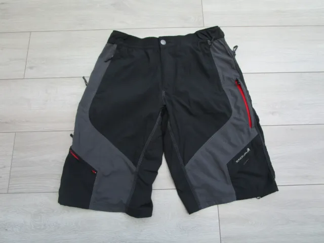 Endura Herren Hummvee Baggy Fahrrad MTB Shorts XL schwarz & grau