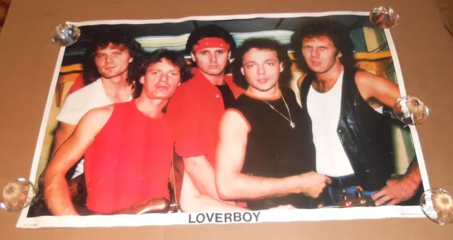 Loverboy #119 Original 80s Poster 34x23 RARE