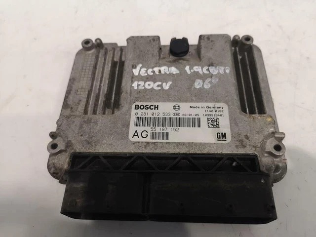 0281012533 centralina motore per OPEL VECTRA C 2002 55197152 247074