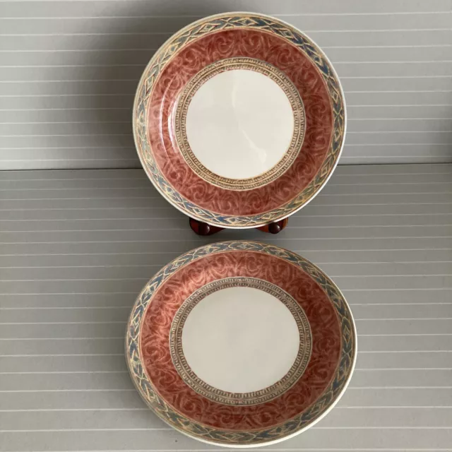 Churchill Ports Of Call Zarand Pattern By Jeff Banks Dinner Plates X2
