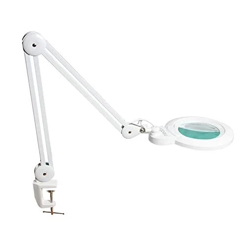 (New Model)  XL Bifocals 1,200 Lumens Super LED Magnifying Lamp with Clamp, 6
