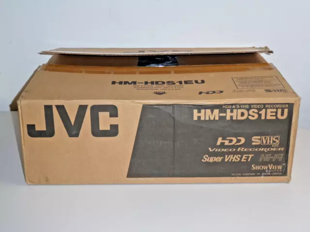 JVC HM-HDS1 High-End S-VHS ET Videorecorder / 40GB HDD, OVP&NEU, 2J. Garantie