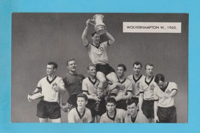 Football - D.c. Thomson - Famous  Teams  Card  -  Wolverhampton  1960  -  1961