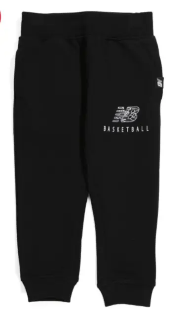 New Balance Toddler Boys Athletic Fleece Jogger Pants Youth Size 2T Black Pack 2
