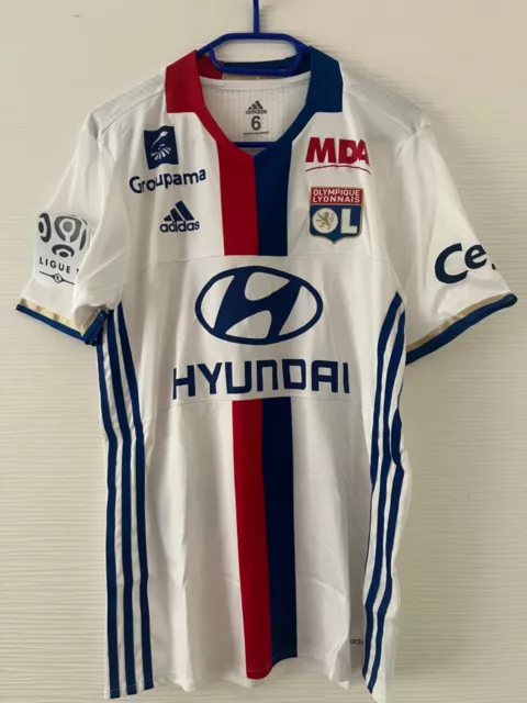 Maillot Foot porté Olympique Lyonnais Match Worn Shirt