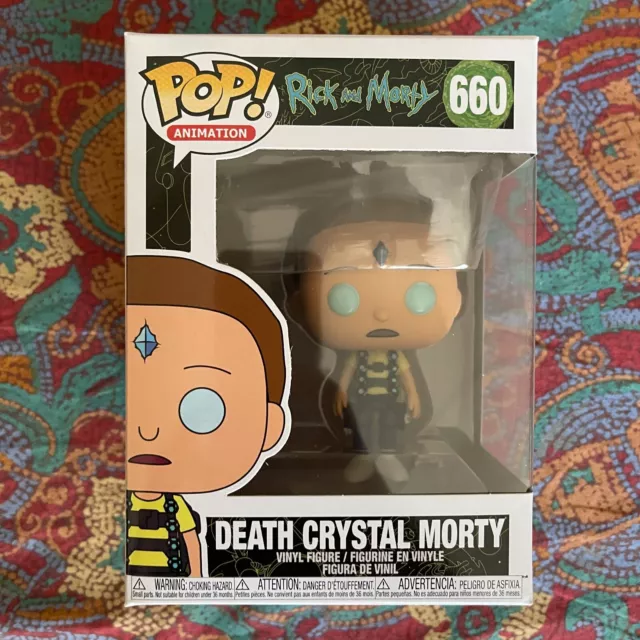 Funko POP Animation Rick And Morty #660 Death Crystal Morty San Jacinto BOXED