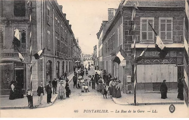25 - PONTARLIER - SAN31834 - La Rue de la Gare
