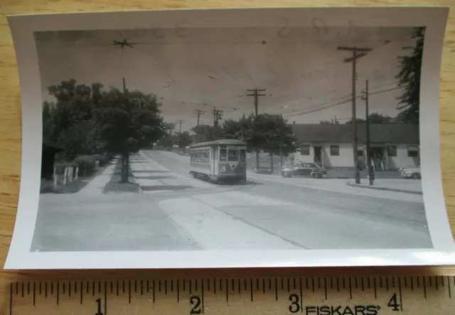 Orig 1950 TARS 3. AV Eisenbahnwagen Sanford Blvd Mt. Vernon New York NY Foto