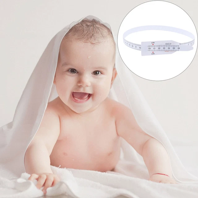 6 Pcs White Toddler Baby Head Circumference Measuring Ruler