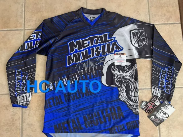 BRIAN DEEGAN Signed BLUE MSR METAL MULISHA JERSEY*large-COA- MCGRATH, CARMICHAEL