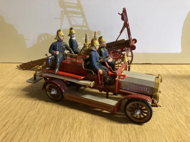 Vintage Gama Allemagne Camion Pompiers Jouet Friction Testé Ok L