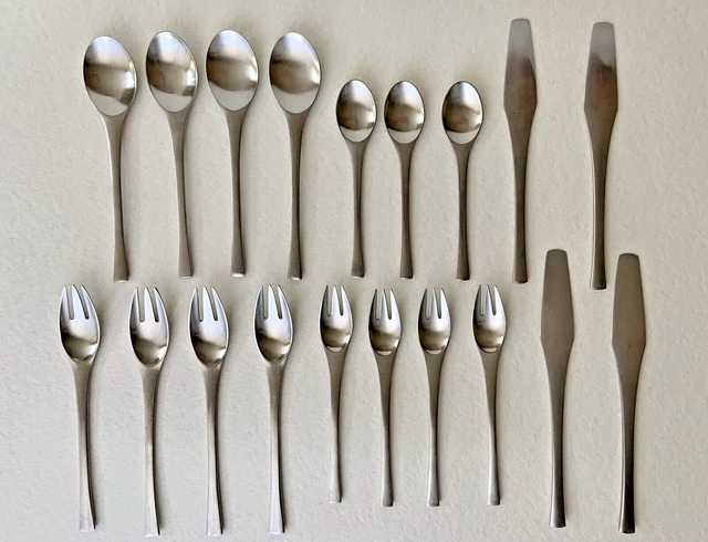 Dansk Flatware - Odin - Germany - 4 place settings minus 1 small spoon - 19 pcs.