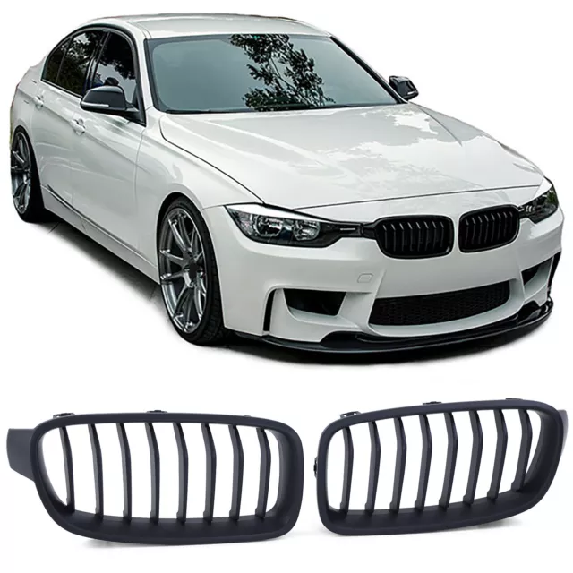 Sport Kühlergrill Performance Schwarz Matt passend für BMW 3er F30 F31 11-19