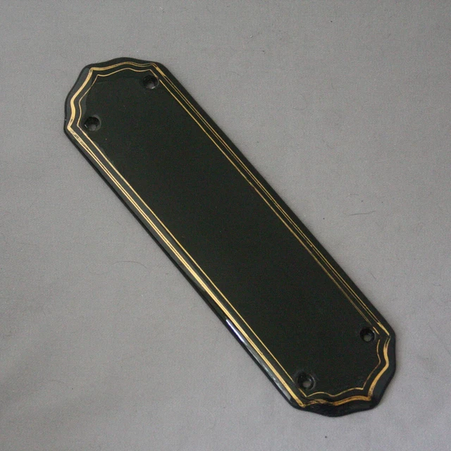 1920/30s Negro Cerámico Dedo Placas