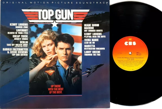 Top Gun Movie Soundtrack Vinyl LP 1986 CBS Records Australia SBP 8179