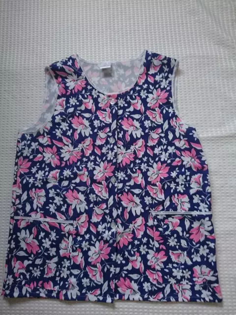 Tuta Grembiule Floreale Vintage Pinny Camicetta Cottagecore Wx Made In England Nuova