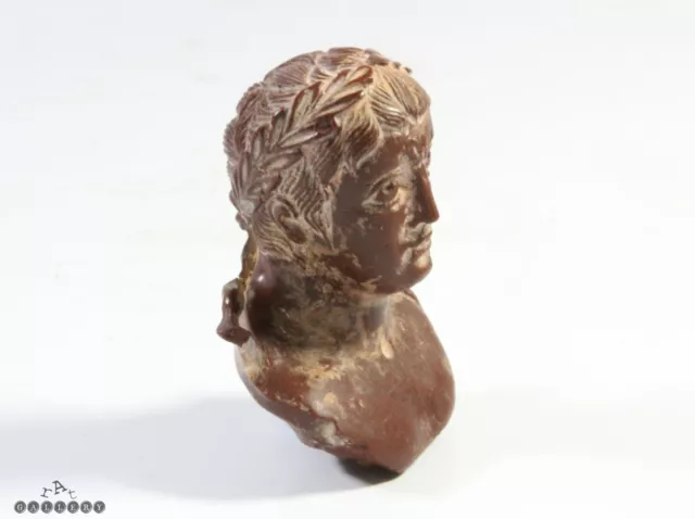 Antique Italian / Roman Grand Tour Red Marble Caesar Bust 18th / 19th Century