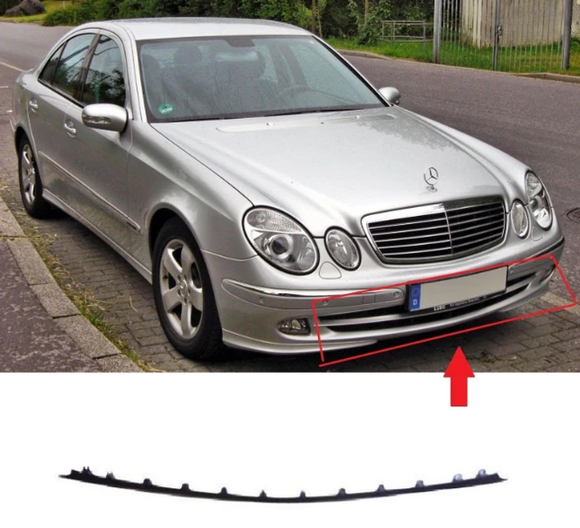NEW MB W211 Front Bumper Center Lower Grille Trim A21188500239999 91.