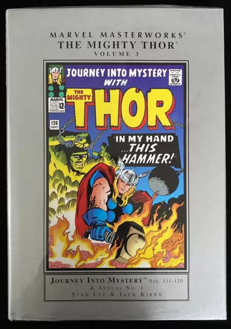 Marvel Masterworks: The Mighty Thor Vol 3 HC Reprints #111-120 + Ann #1 Sealed