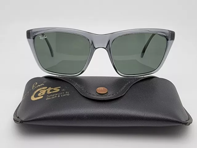 Ray-Ban B&L Cats 3000 Predator Transparent Grey Frame G-15 Lens Sunglasses