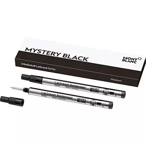 MONTBLANC Rollerball LeGrand Refills (M) Mystery Black 105164 – Pen Refills
